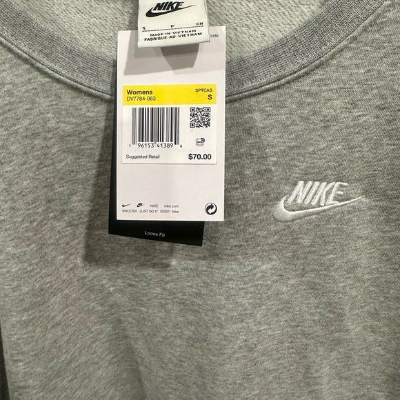 Nike Club Fleece Short Sleeved Dress - Picture 4 of 4